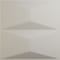 Ekena Millwork 11 7/8in. W x 11 7/8in. H Aberdeen EnduraWall Decorative 3D Wall Panel Covers 0.98 Sq. Ft. WP12X12ABGBW - alternate 1